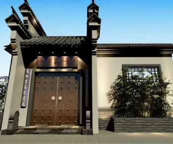 Chinese Style Facade Element-ID:642422916
