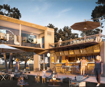 Modern Building Appearance-ID:329505924