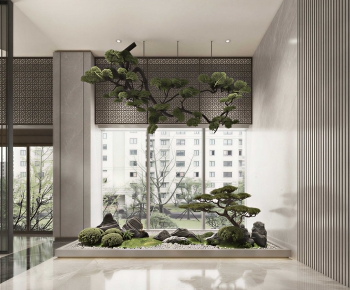 New Chinese Style Plant Landscaping-ID:584141976