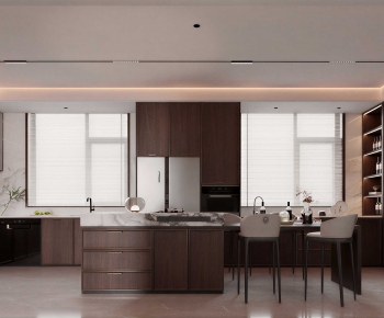 New Chinese Style Dining Room-ID:128835926