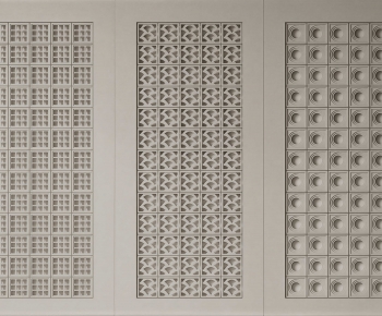 Modern Cement Brick Screen Partition-ID:941766982