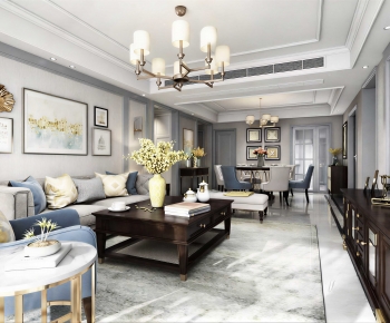 American Style A Living Room-ID:772077086
