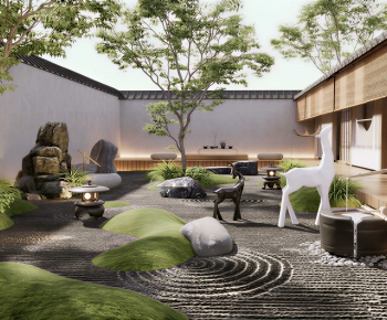 Japanese Style Courtyard/landscape-ID:802275903
