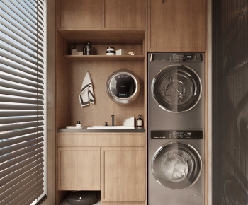 Modern Laundry Cabinet-ID:494918115