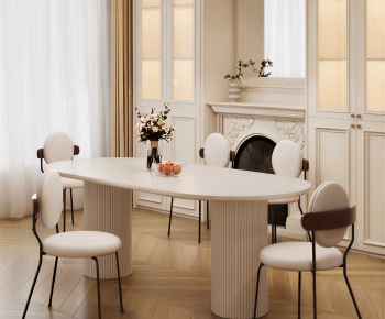 Modern Dining Table And Chairs-ID:385091074