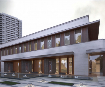 Modern Appearance Of Commercial Building-ID:602453957