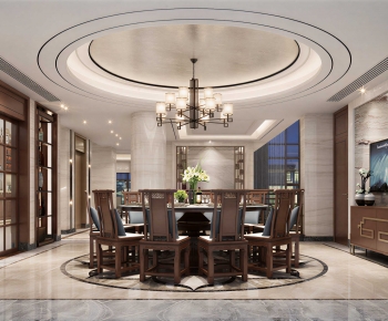 New Chinese Style Dining Room-ID:593013056