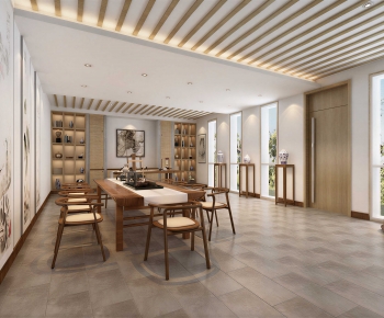 New Chinese Style Tea House-ID:864032981