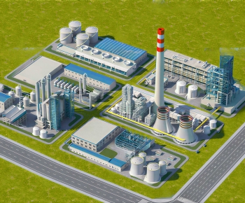 Modern Industrial Building-ID:851525071