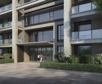 Modern Facade Element-ID:440171965