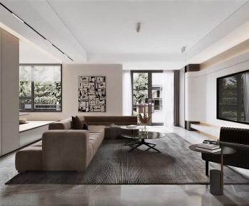 Modern A Living Room-ID:284045935