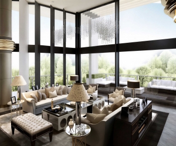 Modern A Living Room-ID:393968116