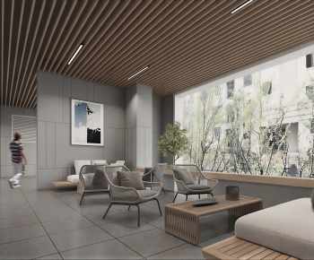Modern Office Rest Area-ID:604268077