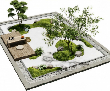 Japanese Style Rockery Waterscape-ID:995277888