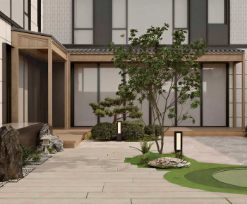 New Chinese Style Courtyard/landscape-ID:827446945