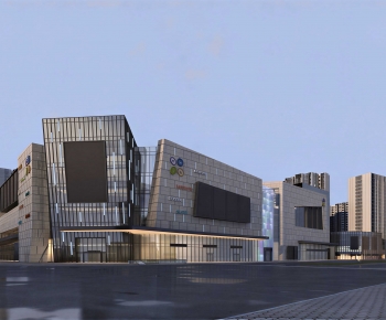 Chinese Style Appearance Of Commercial Building-ID:589530949