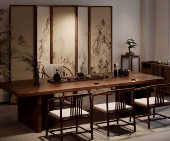 New Chinese Style Tea Tables And Chairs-ID:586481187