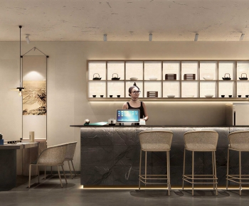 New Chinese Style Teahouse Tea House-ID:879225979