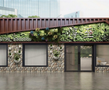 Modern Facade Element-ID:702177051
