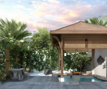 New Chinese Style Courtyard/landscape-ID:487987045