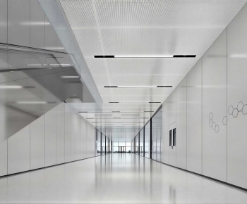 Modern Office Elevator Hall-ID:392179976