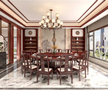 Chinese Style Dining Room-ID:587296016