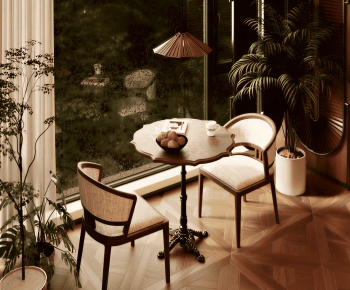 French Style Leisure Table And Chair-ID:981349999