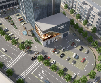 Modern Architectural Bird's-eye View Planning-ID:920531031