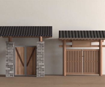 New Chinese Style Facade Element-ID:396056892