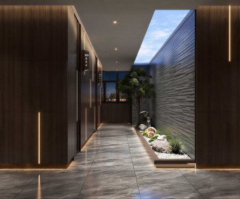 New Chinese Style Corridor-ID:615606071