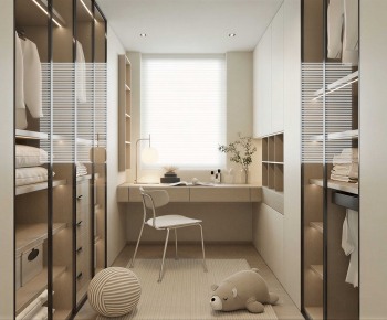 Modern Clothes Storage Area-ID:377150063