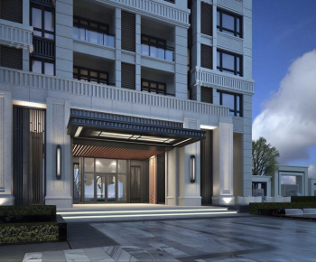 Modern Facade Element-ID:310840612