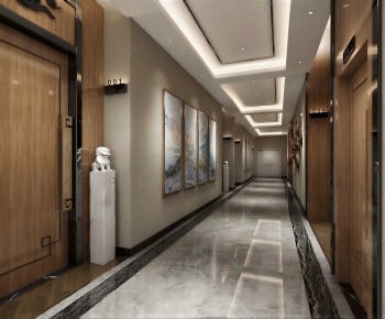 New Chinese Style Corridor-ID:108644013