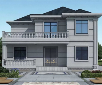 New Chinese Style Detached Villa-ID:634583956