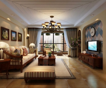American Style A Living Room-ID:107779562