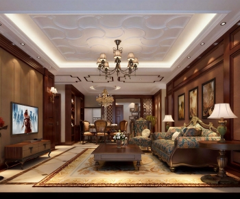 European Style A Living Room-ID:578871017