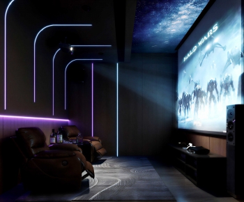 Modern Audiovisual Room-ID:594588047