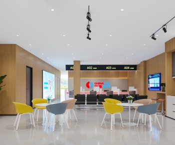 Modern Office Reception Desk-ID:448241955