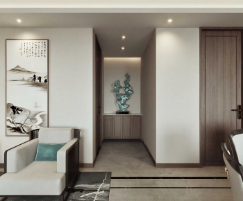 New Chinese Style Hallway-ID:500885962