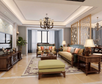American Style A Living Room-ID:485380899