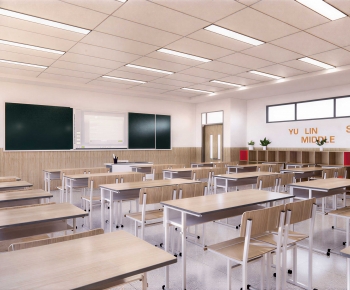 Modern School Classrooms-ID:809294946