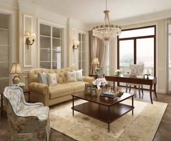 European Style A Living Room-ID:995445015