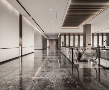 Modern Office Reception Desk-ID:384233955