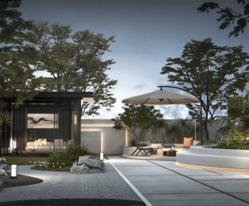 Modern Courtyard/landscape-ID:552119028