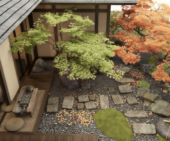 Japanese Style Courtyard/landscape-ID:679111007