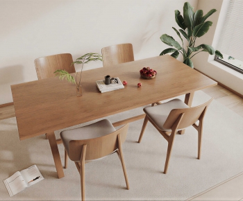 Modern Dining Table And Chairs-ID:874638088