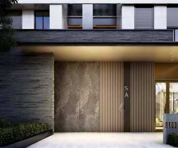 Modern Facade Element-ID:898638014