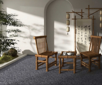 New Chinese Style Lounge Chair-ID:565524109
