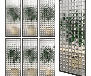 Modern Glass Screen Partition-ID:911077986