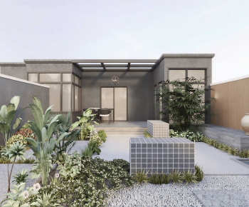 Modern Courtyard/landscape-ID:660701997